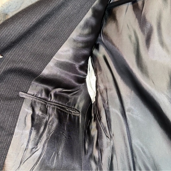 Theory Single Breasted Tailored Dark Gray Men's 38 Regular 30 Blazer - Picture 8 of 15